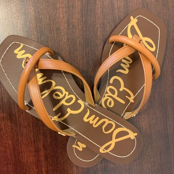 Sam Edelman abbey leather upper flip flop size 9 new - Picture 1 of 12